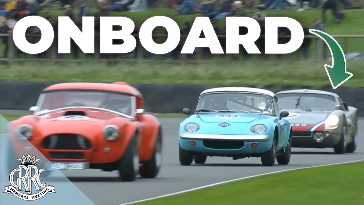 Incredible Onboard Porsche 904 hunts Elan and Cobra at Goodwood