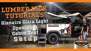 LJ Tutorials Glenaire Open & Cabin Tent Setup