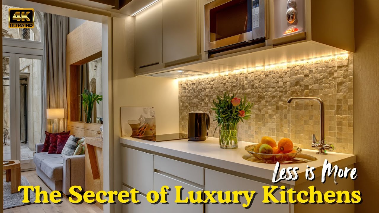 Неподвластная времени элегантность: создание роскошной кухни в небольших помещениях