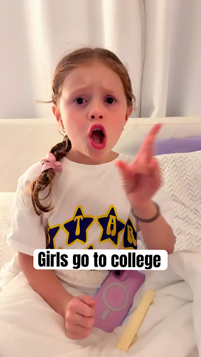 GIRLS go to COLLEGE! 🏫 #shorts #trending #trend #video #fun #funny #lol #fyp #cute #viral #popular