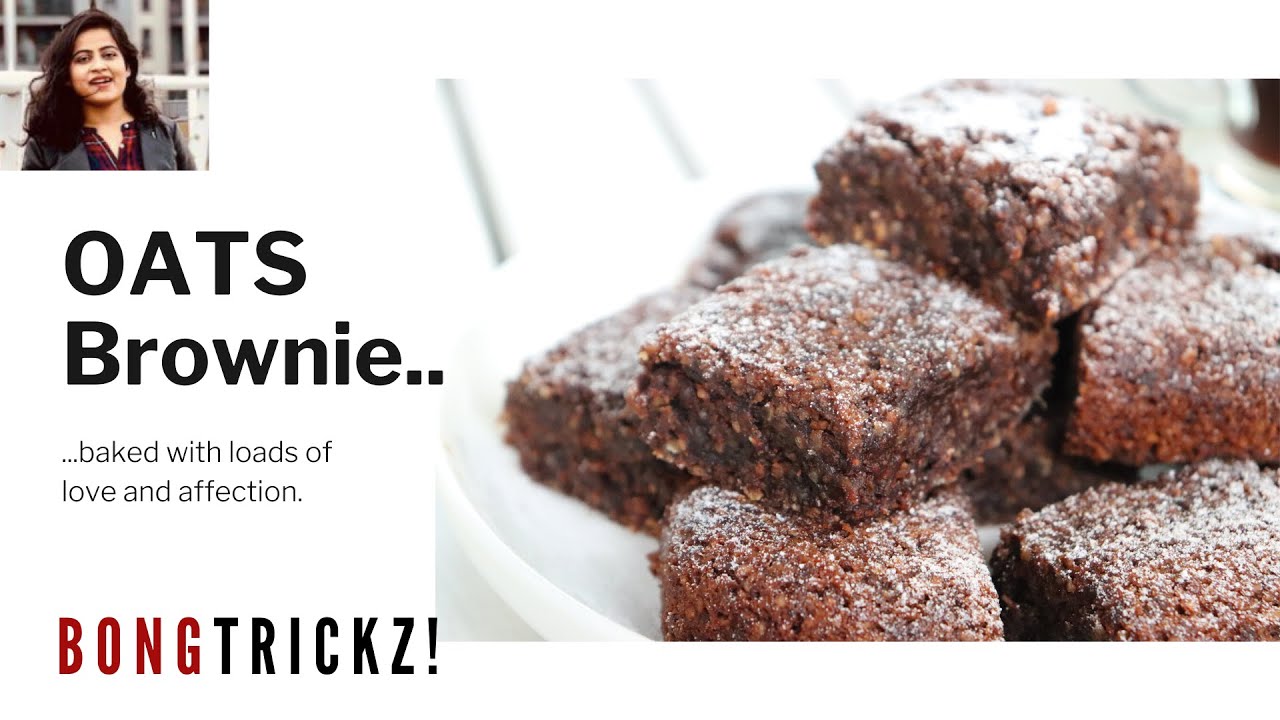 OATS BROWNIE CHOCOLATE BROWNIE HEALTHY BROWNIE RECIPE YouTube