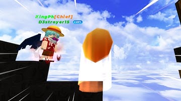 HUNTING ORANGE GEM In The New Update Of Skull Island SkyBlock (Blockman Go)