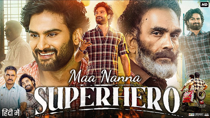 Maa Nanna Superhero Full Movie In Hindi | Sudheer Babu | Sai Chand | Aamani | Review & Facts