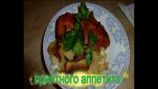 Кролик с картофелем запеченный в духовке. Кролик с картофелем запеченный в духовке.