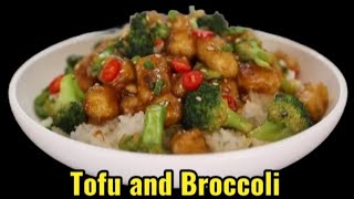 Tofu and Broccoli (Served with Rice)