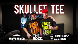 The Rock  x Movember x Hunters Element | Skullet Tee