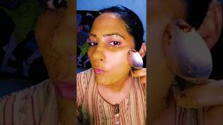 Challenge, DIY bleach Instant Whitening Face skincare shots ytshorts glassskin