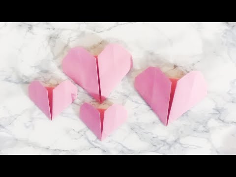 Cea mai Simpla Inima Origami  Tutorial