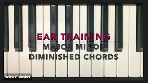 MAJOR, minor or Diminished Chord?? Ear Training Level 3