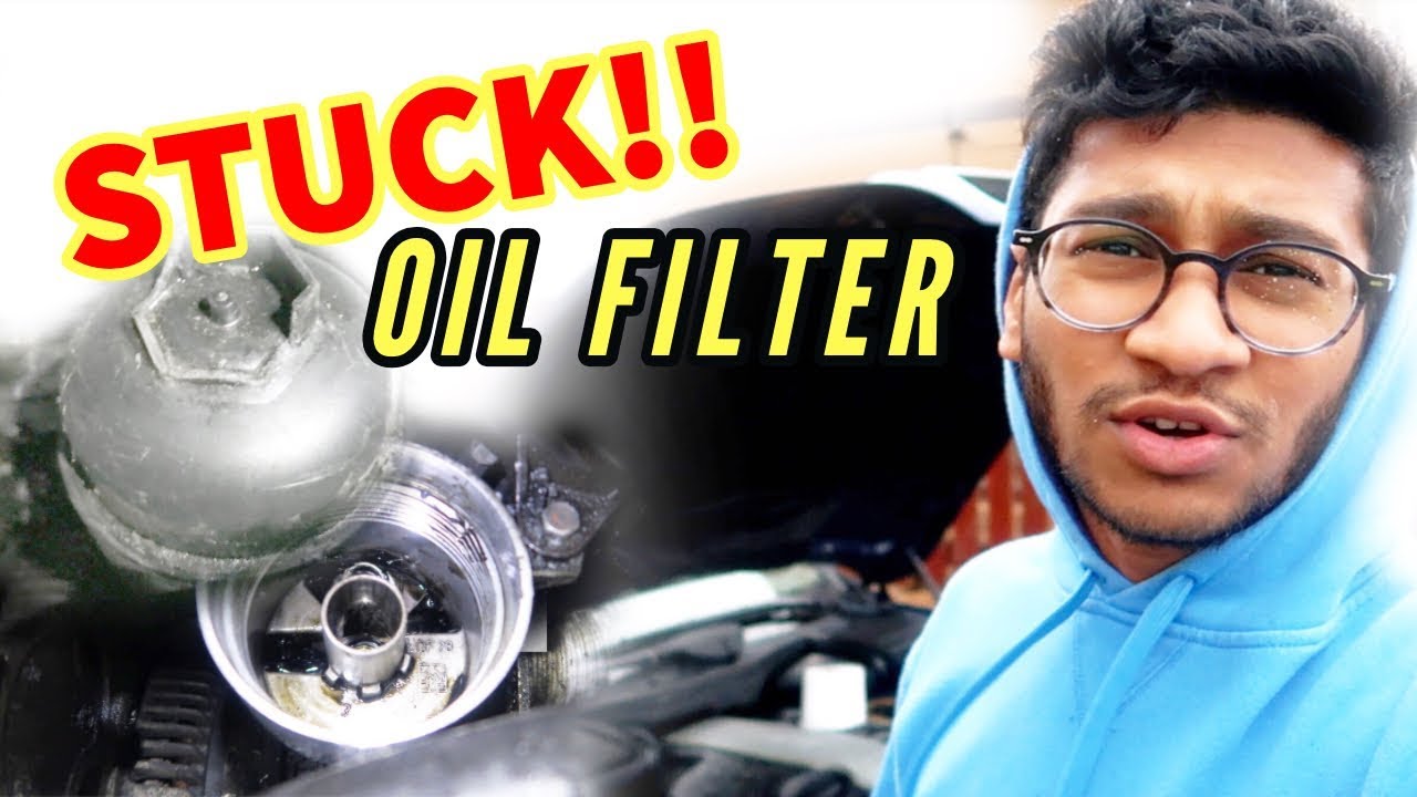 How to Remove a Stuck Oil Filter Cap  