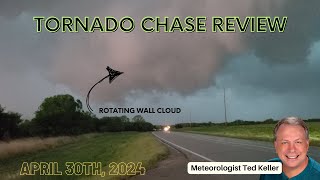 My Tornado Chase of Convenience on April 30, 2024