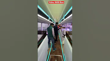 VOLVO 9600 India's Largest Luxury Bus in Auto Expo 2023 #shorts