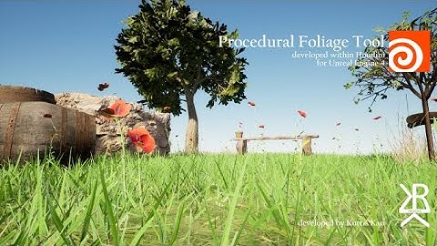 PROCEDURAL FOLIAGE TOOL - Houdini L-Systems for UE4