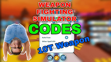 *ALL CODES WORK* NEW CODES! Weapon Fighting Simulator ROBLOX