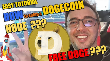 How to setup a DOGECOIN node EASY Tutorial #Dogecoin core node setup - help the doge network !