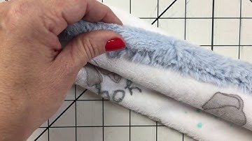 Minky Plush Fabric Binding Sewing Tips