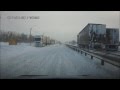 Последствия снегопада на трассе М-4"ДОН" юг Ростовской обл.