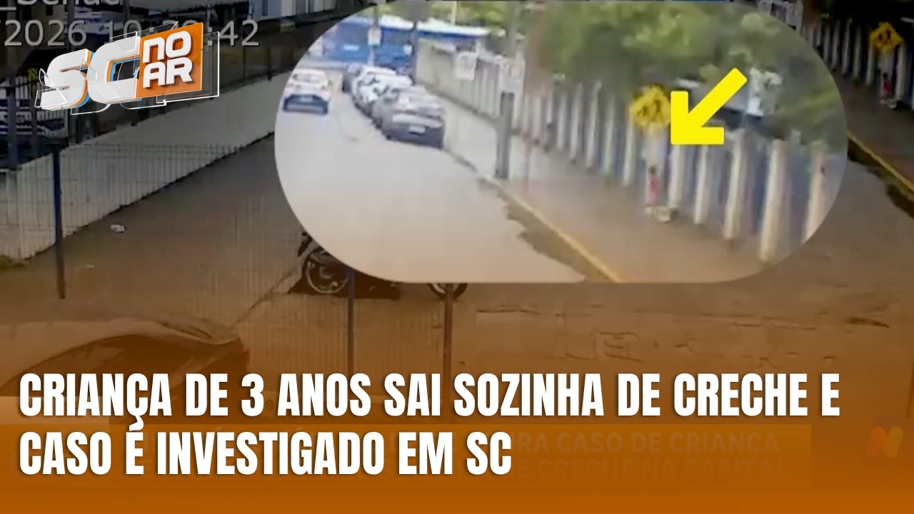 Caso de criança que saiu sozinha de creche em Florianópolis é investigado