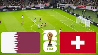 Qatar vs Switzerland World Cup 2026 Full Match - Video Game Simulation