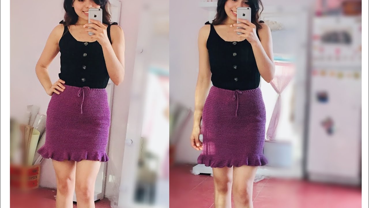 Como hacer una falda a crochet - Fácil y rápido