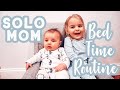 SOLO MOM NIGHT TIME ROUTINE WITH TODDLER AND BABY | Two Under Two