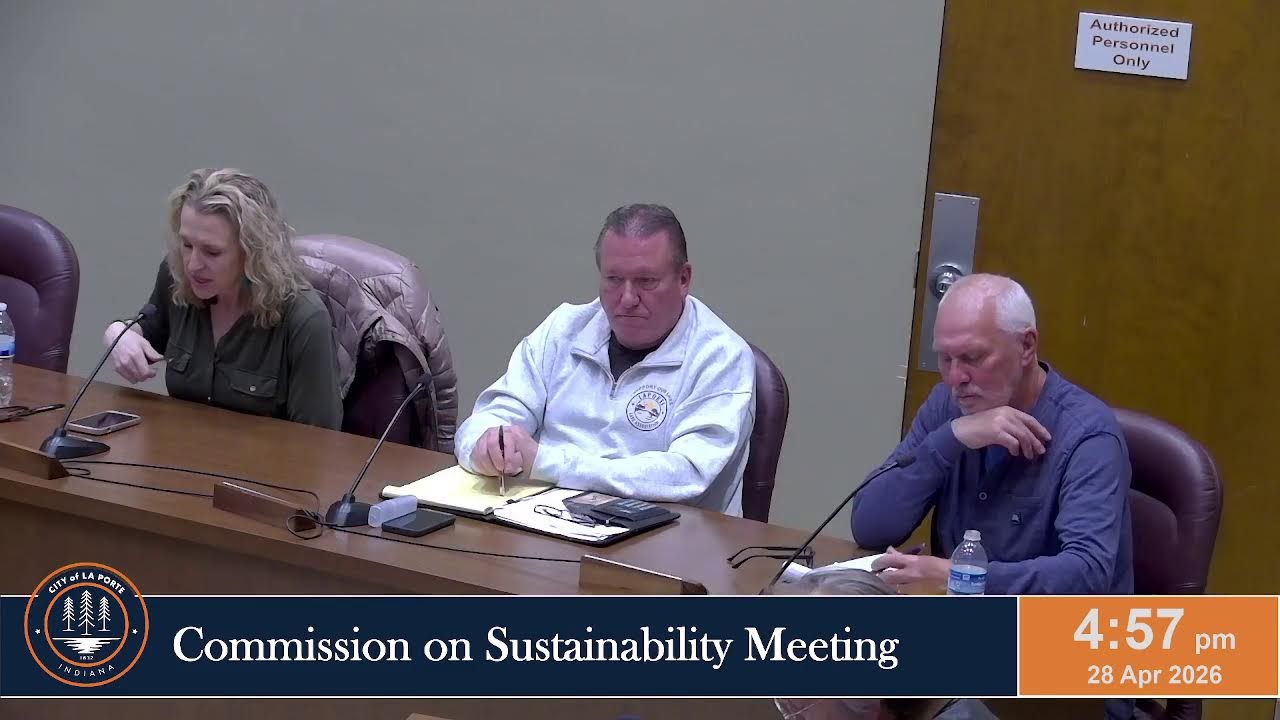 Commission on Sustainability Meeting - 04/28/2026