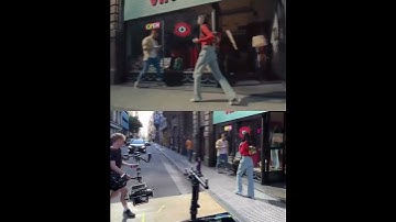 Technical how to movement camera with Steadicam shot and travelling out BTS resulted#shorts