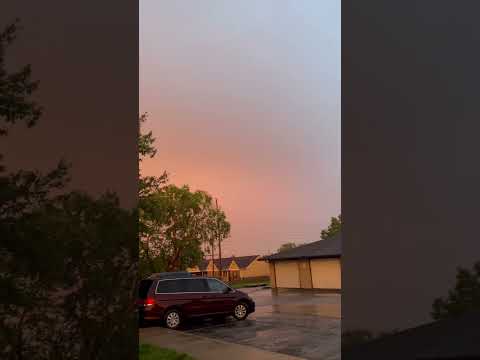 Storms are amazing, but afterwards is even more amazing #Storm #Sunset #Rain #beautiful