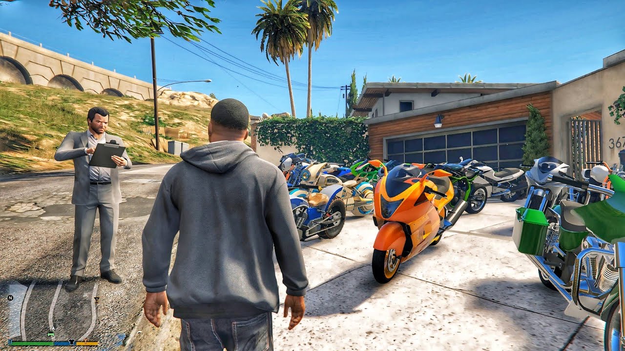 Gta V Enchanted - Michael Made the Ultimate Super Bike Collection List for Franklin