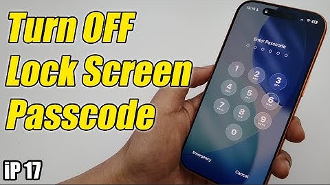 Hoe de vergrendelschermcode op de iPhone 17/17 Pro Max uit te schakelen