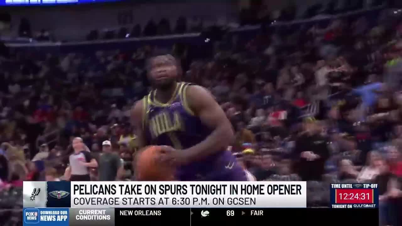 Pelicans open home schedule hosting Spurs