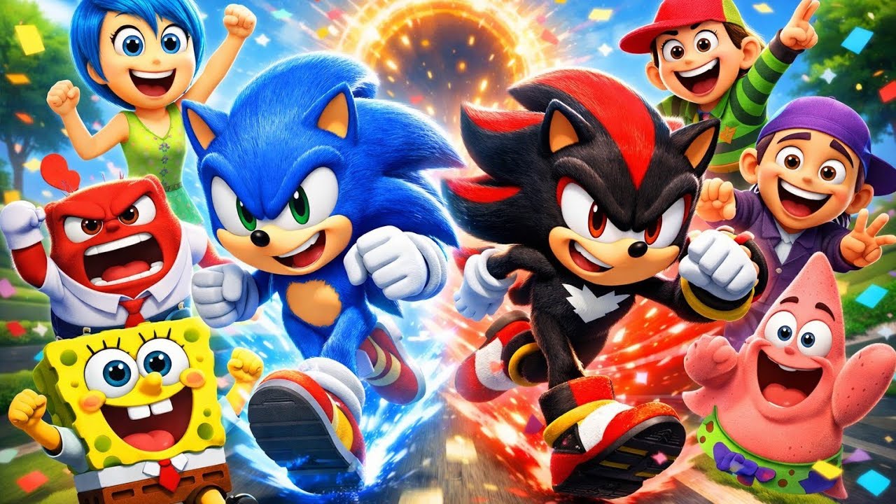 Sonic vs Shadow-Corrida 🔥🥳 