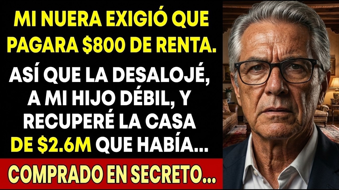 “A partir del próximo mes me deberás ochocientos dólares de renta.” Mi nuera deslizó un contrato sobre la encimera como si fuera lo más normal del mundo, mientras mi hijo miraba fijamente su tazón...