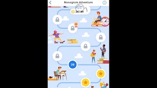 Nonogram adventure 1 December 2020 level 21-25
