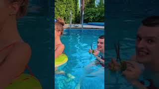 Funny Prank In Pool 