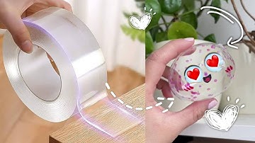 How to make nano tape bubble! This method work or not!Viral nano tap balloon #satisfying #viral #diy