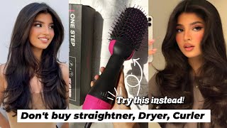 ONE STEP HOT AIR BRUSH REVIEW | Whats the hype | Hair styling