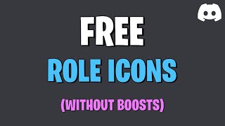 How to get ROLE ICONS on Discord WITHOUT NITRO BOOSTS?! | 2022 Method | Easy | Free