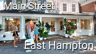 Walking East Hampton, New York [4K] : East Hampton New York | Main Street