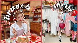 Brunch Time in Harajuku  Vintage Thrifting // Day in my Life in Japan