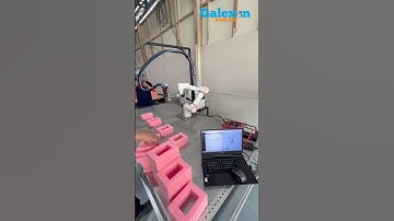 Glue dispensing Cobot #adhesive #gluedispensingrobot #galexonrobotics #glue #shorts  #fairinocobot