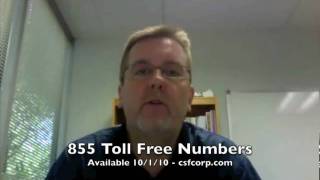 855 toll free numbers