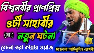 বিশ্বনবীর(৪টি)কলিজার টুকরা সাহাবীর ঘটনা Maulana aminuddin Rizvi waz মাওলানা আমিনুদ্দিন রেজবী ওয়াজ ?