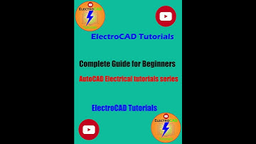AutoCAD Electrical Tutorial | Lesson 1 Intro #shorts  #autocadblocks