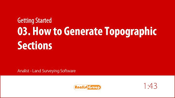 How to Generate Topographic Sections