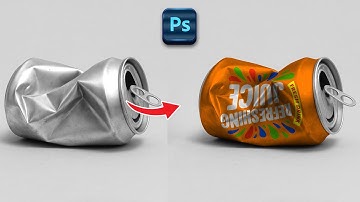 Photoshop Tutorial   Apply design on subject   Can Mockup Tutorial