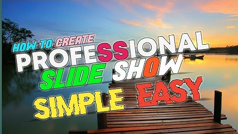 HOW TO CREATE A SIMPLE AND EASY PROFESSIONAL SLIDESHOW IN KINEMASTER