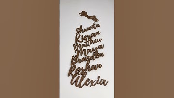 Custom Name Tags for Dinner Table #dinner #names #custom #customnameplate #nameplates #thanksgiving