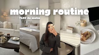 MORNING ROUTINE D'HIVER 2024 ☕ 7h du matin (productive, motivation, aesthetic, cosy & réaliste)