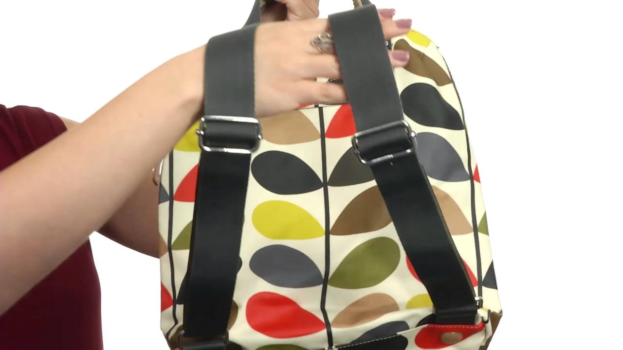 orla kiely multi stem backpack